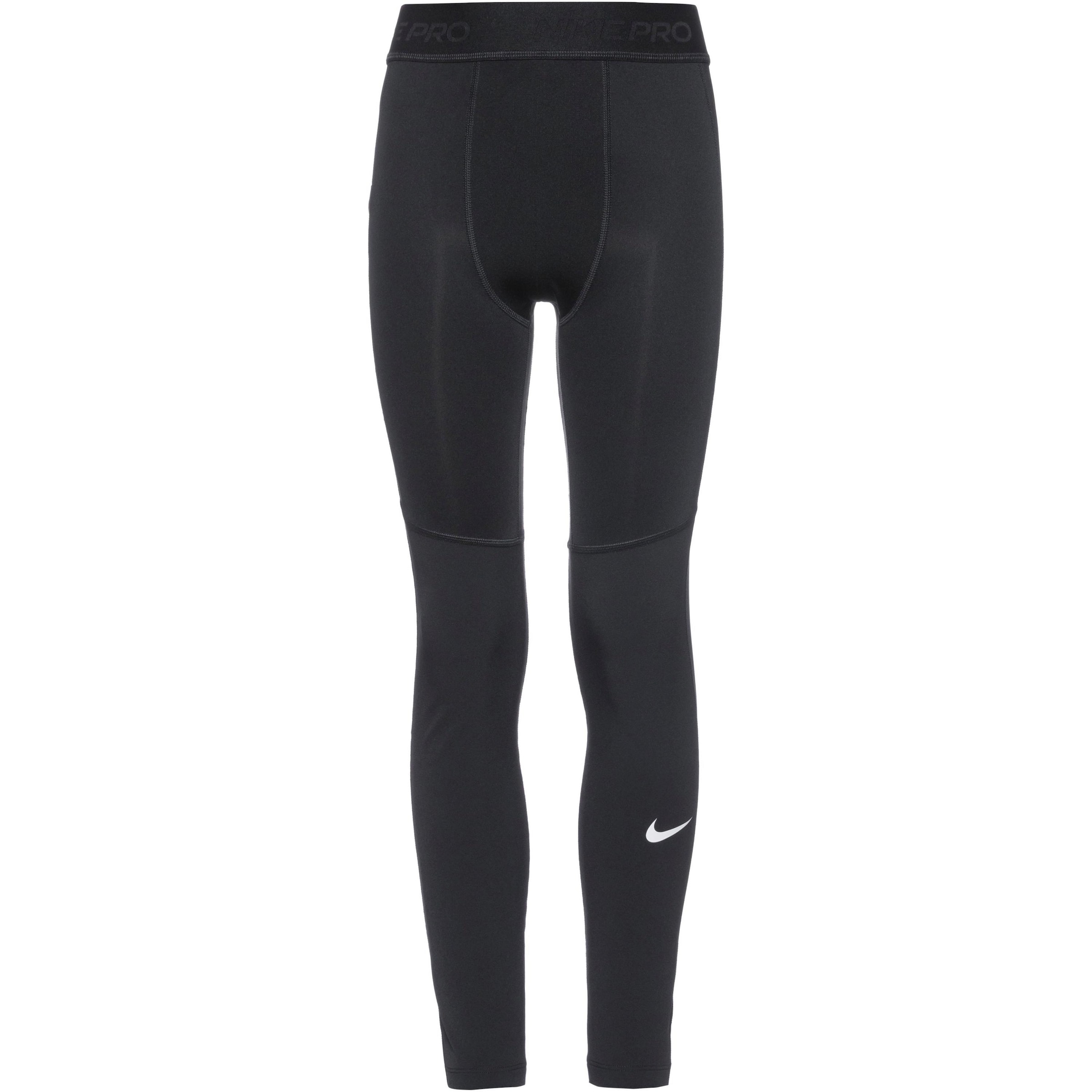 Skinny Pantalon de sport 'Pro' NIKE en noir : devant