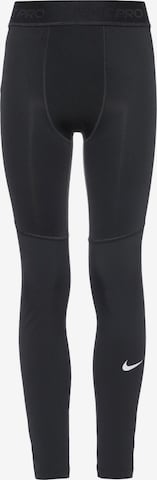 NIKE Skinny Urheiluhousut 'Pro' värissä musta: etupuoli