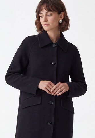 Manteau mi-saison Usha en noir