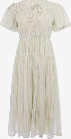 faina - Vestido en verde: frente