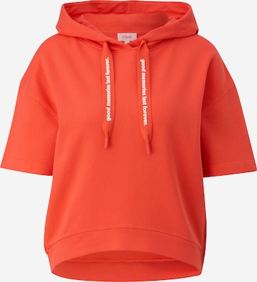 s.Oliver Sweatshirt in Rot: predná strana