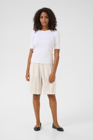 Kaffe Loose fit Trousers 'Milia' in White