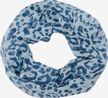 Écharpe tube 'Kiwi' Seasons of April en bleu : devant