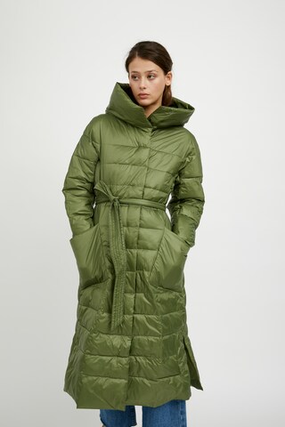 Finn Flare Winter Coat in Green: front