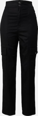 BOSS Orange Regular Cargo Pants 'Targos' in Black: front