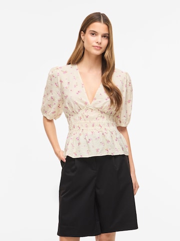 VILA Bluse 'VISmuka' in Beige: Vorderseite