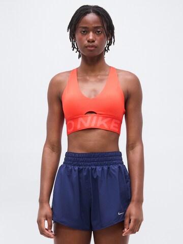 NIKE Μπουστάκι Αθλητικό σουτιέν σε πορτοκαλί: μπροστά