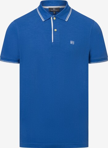 Nils Sundström Poloshirt in Blau: Vorderseite