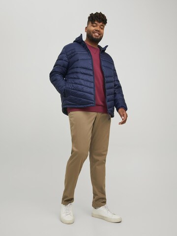 Jack & Jones Plus Between-Season Jacket 'Hero' in Blue