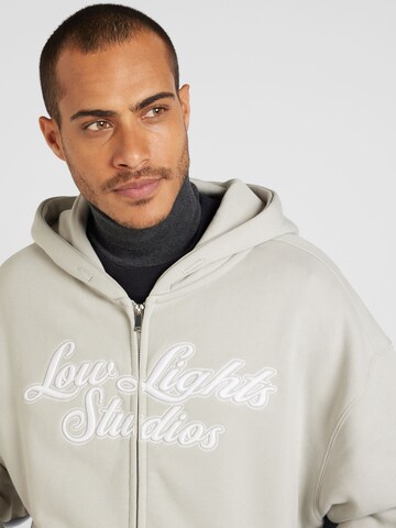 Low Lights Studios Zip-Up Hoodie 'SHUTTER' in Grey