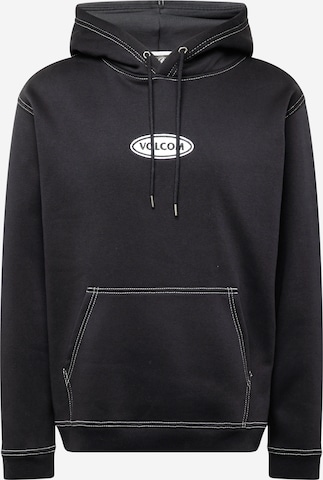 Volcom Sweatshirt 'WORKARD' in Zwart: voorkant