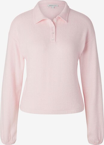 T-shirt TOM TAILOR DENIM en rose : devant