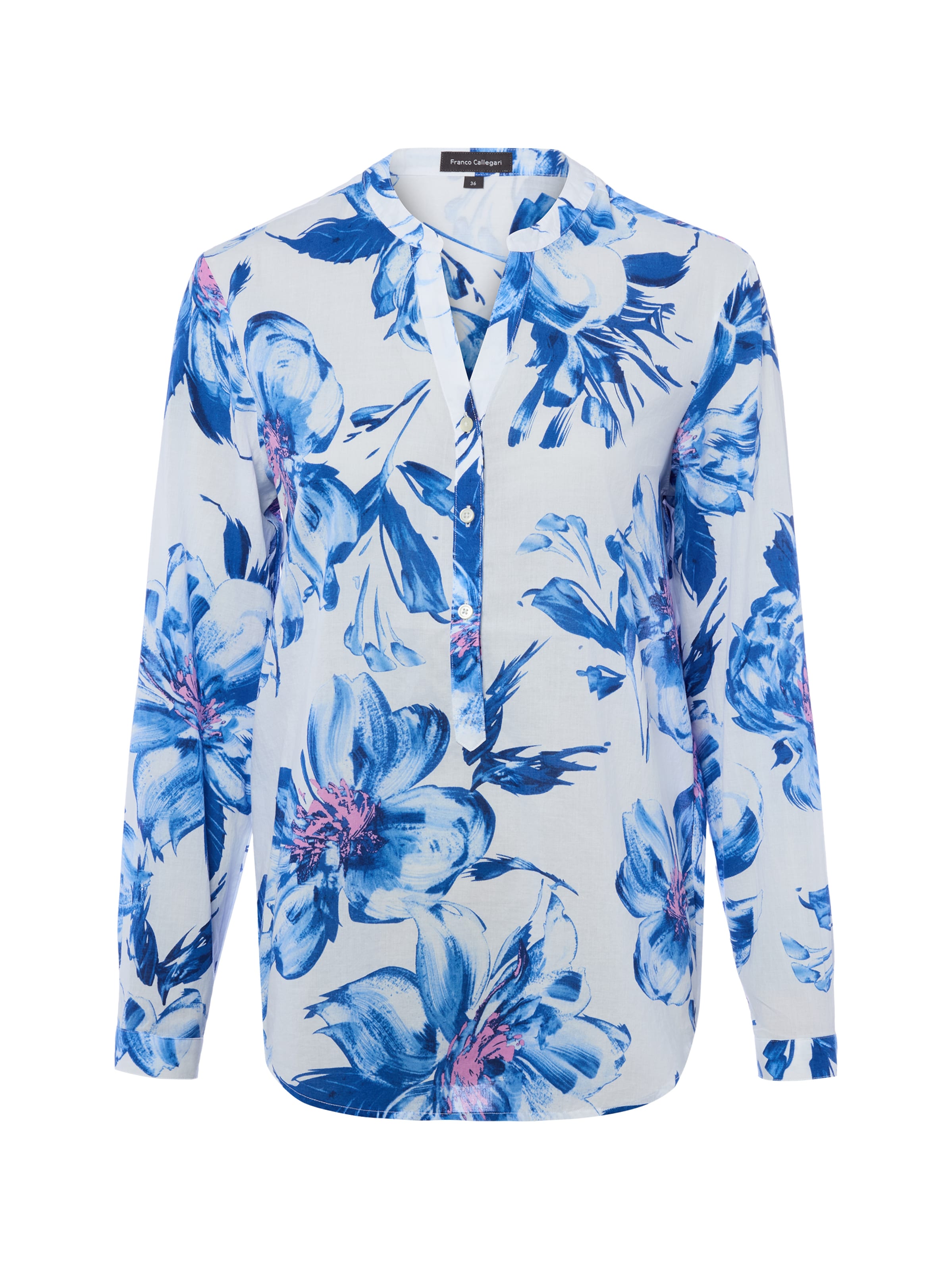 Marie Lund Blusenshirt in blau, Produktansicht