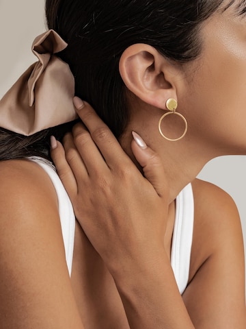 Hey Happiness Ohrringe 'Kreis' in Gold