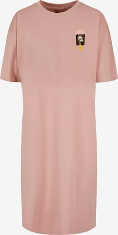 Merchcode Dress 'Summer - Icecream' in Pink: front