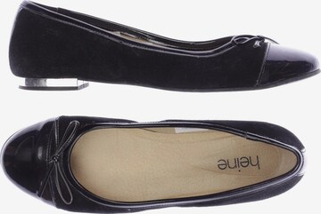 heine Flats & Loafers in 39 in Black: front