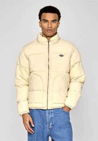 DICKIES Winter Jacket 'Summerdale' in Beige: front