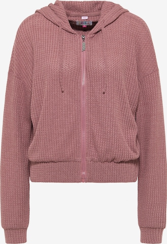 Veste de survêtement IZIA en rose : devant