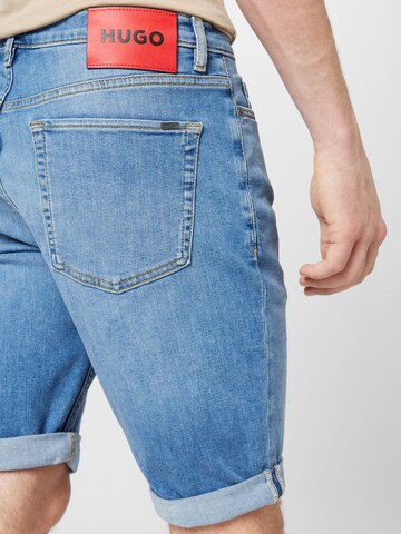 HUGO Red Tapered Jeans in Blauw