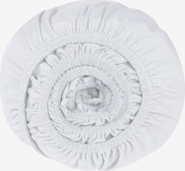 SCHIESSER Bed Sheet 'Elli' in White: front