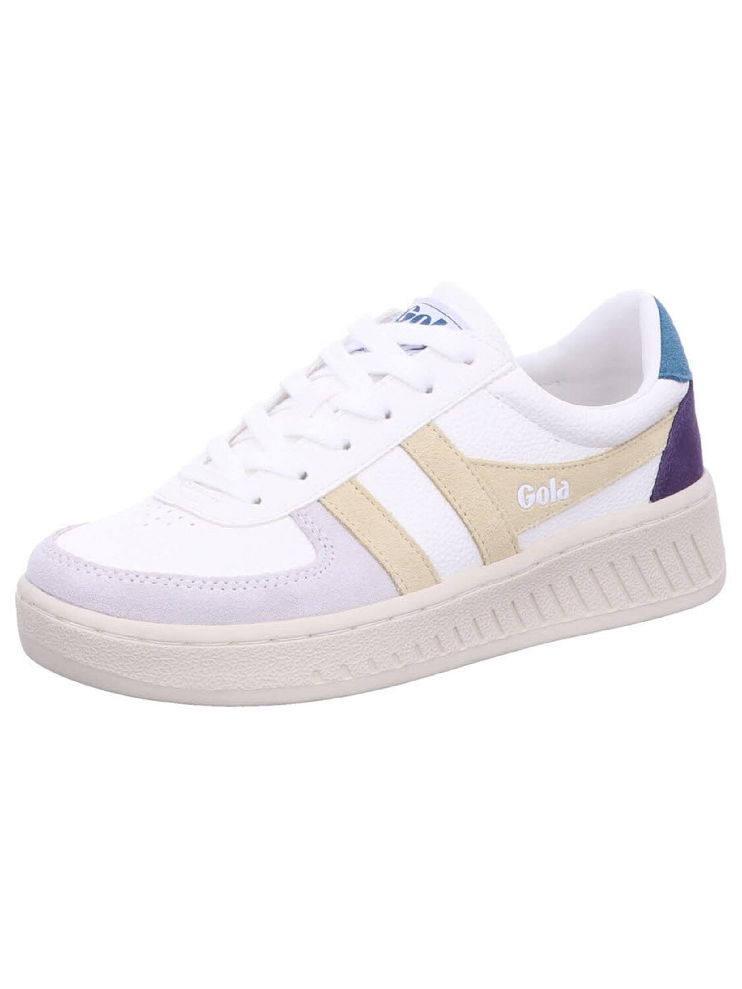 Gola Sneakers 'Schnürschuh Damen CLA415YE Echtleder in weiß' in White: front