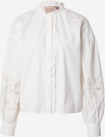 VILA ROUGE - Blusa 'FAYE' em branco: frente