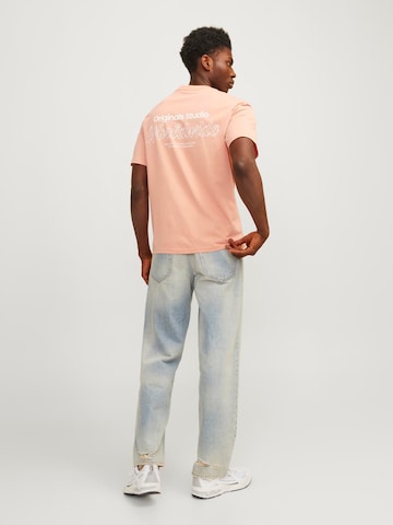 JACK & JONES Shirt 'Vesterbro' in Oranje