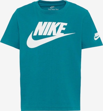 Nike Sportswear Majica 'FUTURA EVERGREEN' | zelena barva: sprednja stran