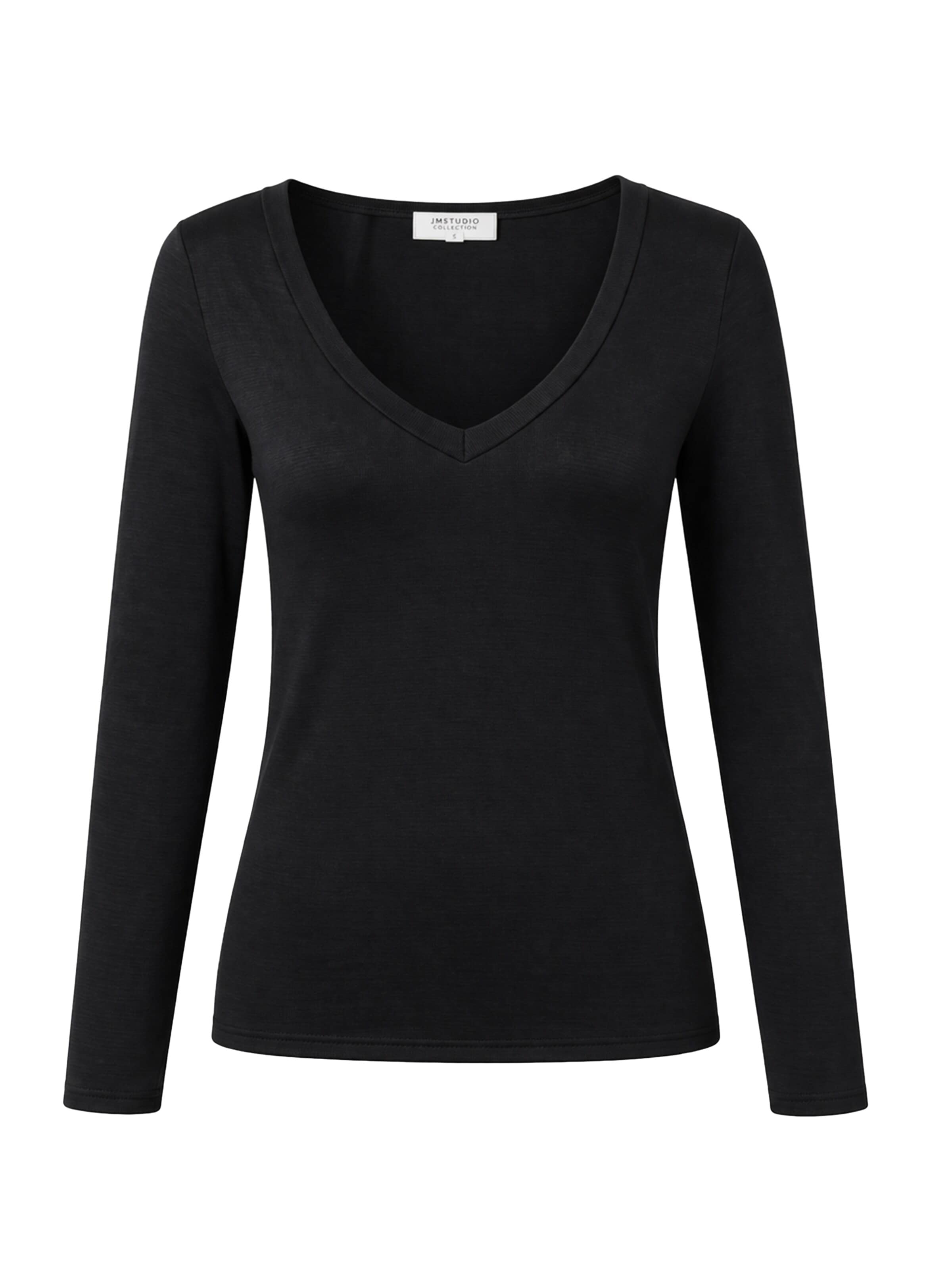 SASSYCLASSY - Camiseta en negro: frente