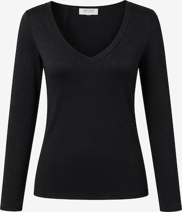 SASSYCLASSY - Camiseta en negro: frente