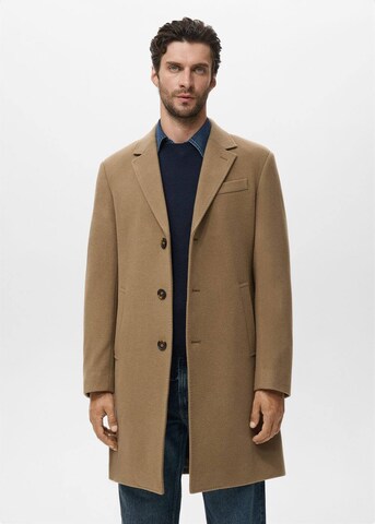 MANGO MAN Between-Seasons Coat 'Arizona' in Brown: front