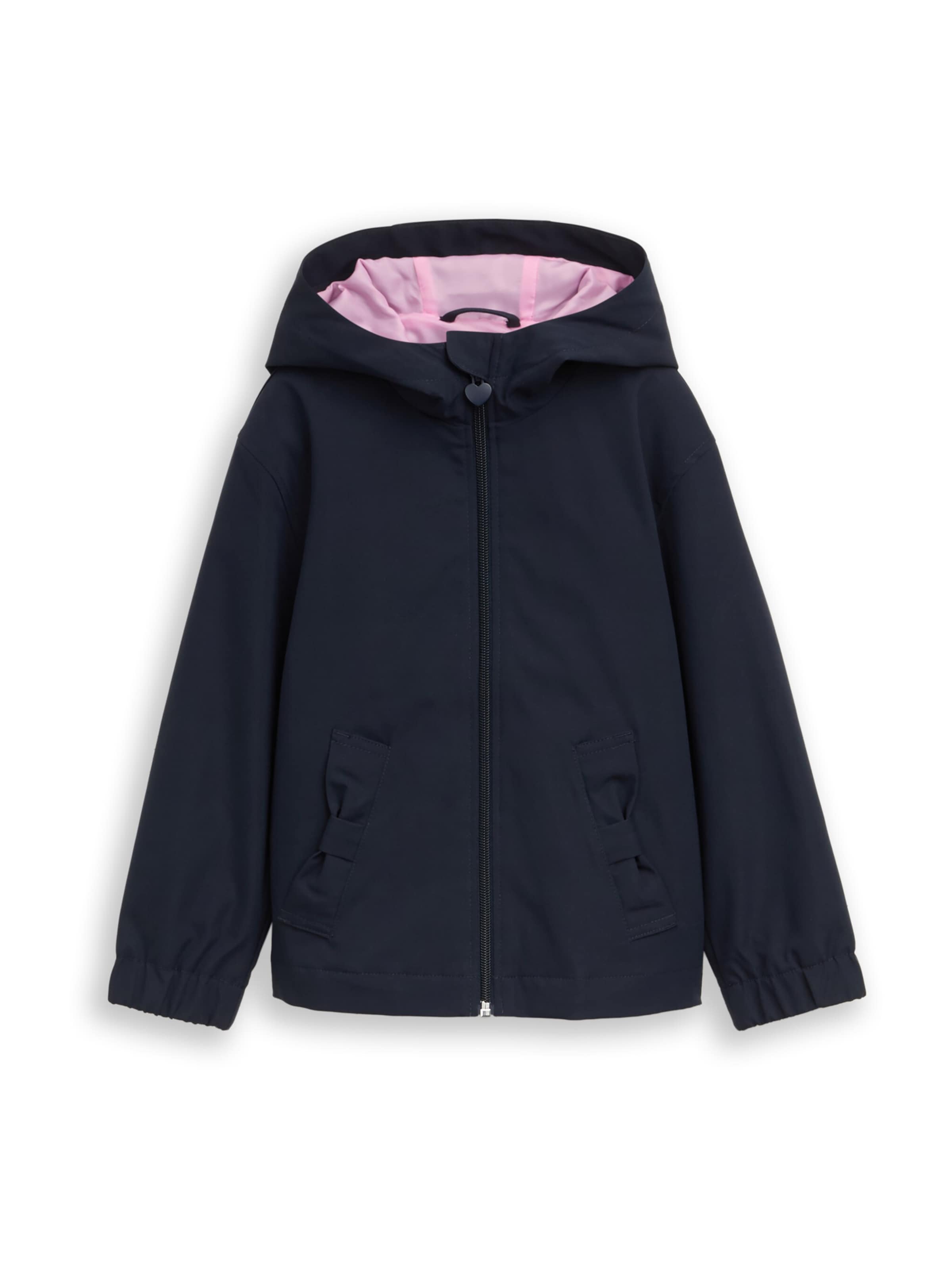 TOM TAILOR Демисезонная куртка в Синий: спереди