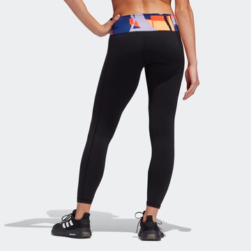 ADIDAS SPORTSWEAR Skinny Sporthose 'Love Unites Believe' in Schwarz