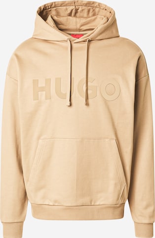 HUGO Collegepaita 'Ditchle' värissä beige: etupuoli