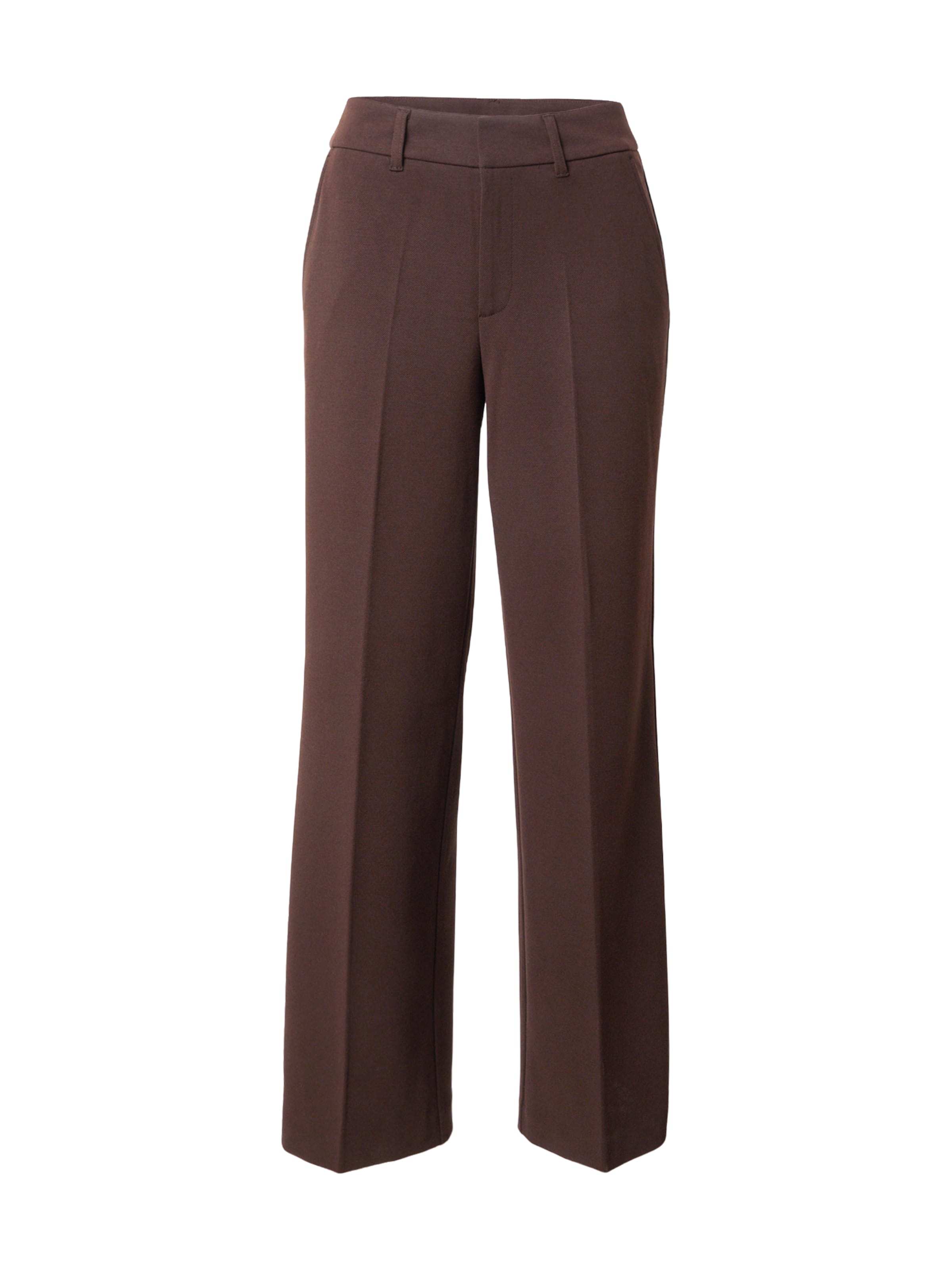 s.Oliver Wide Leg Hose in Braun: Vorderseite