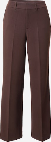 s.Oliver Wide Leg Hose in Braun: Vorderseite