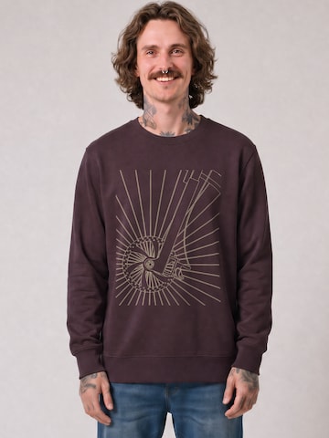 Watapparel Sweatshirt in Rood: voorkant