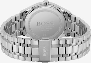 BOSS Black Analog Watch 'COMMISSIONER' in Silver