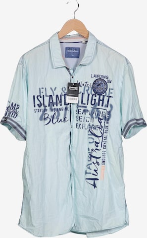 CAMP DAVID Hemd XXXL in Blau: Vorderseite