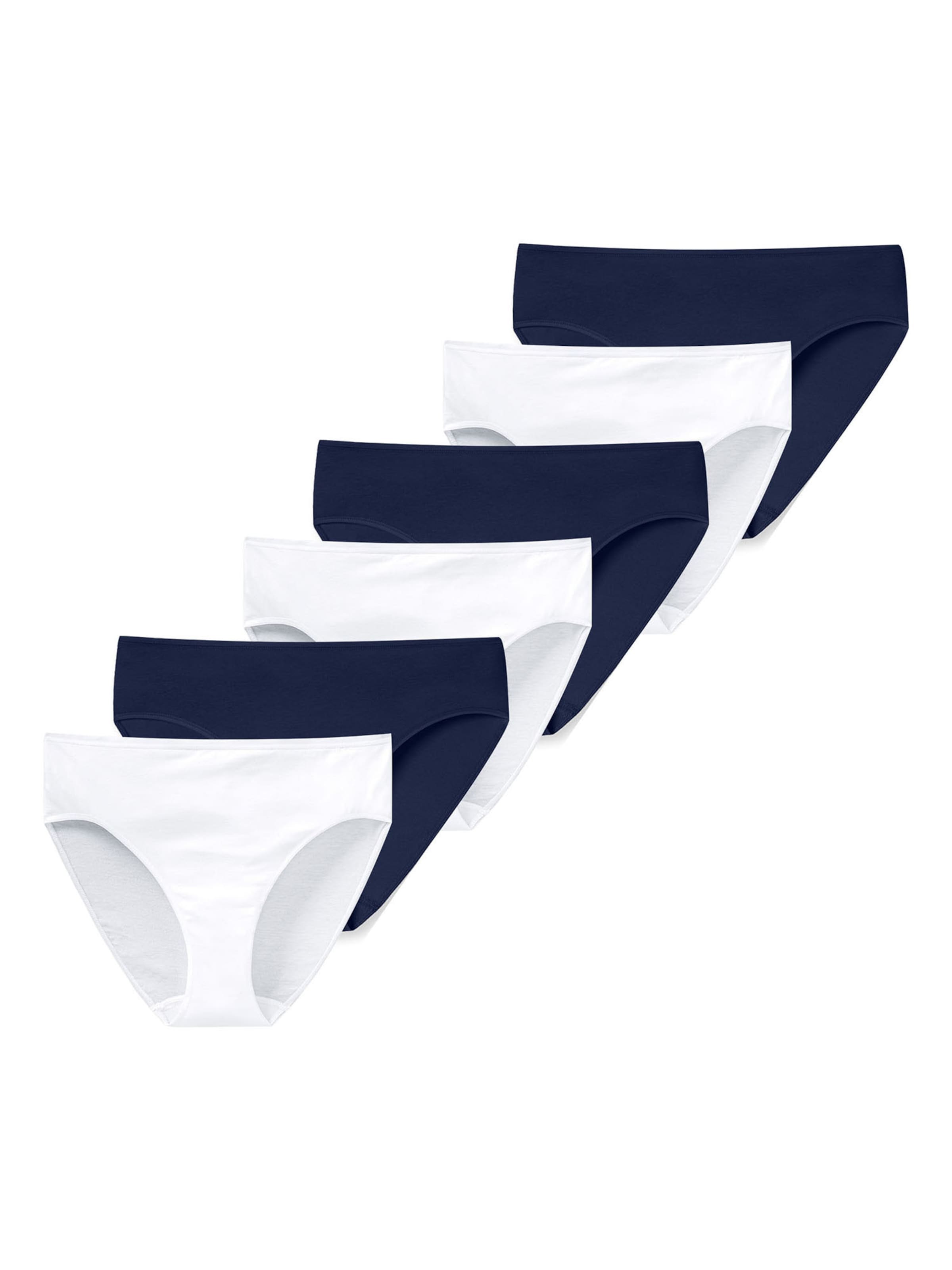 Slip ' Cotton Essentials ' SCHIESSER en bleu : devant