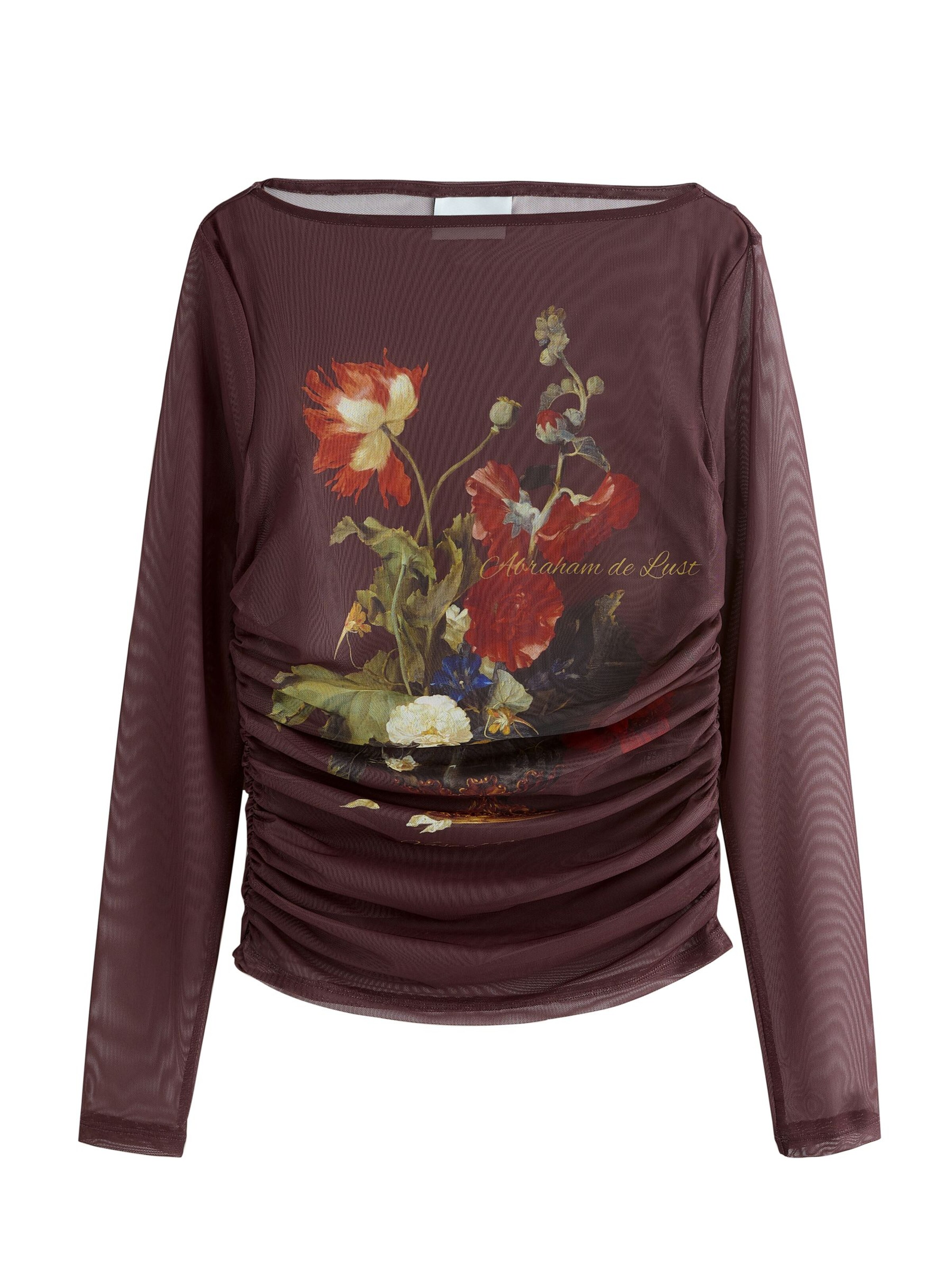 T-shirt 'Kew Collection' Next en marron : devant