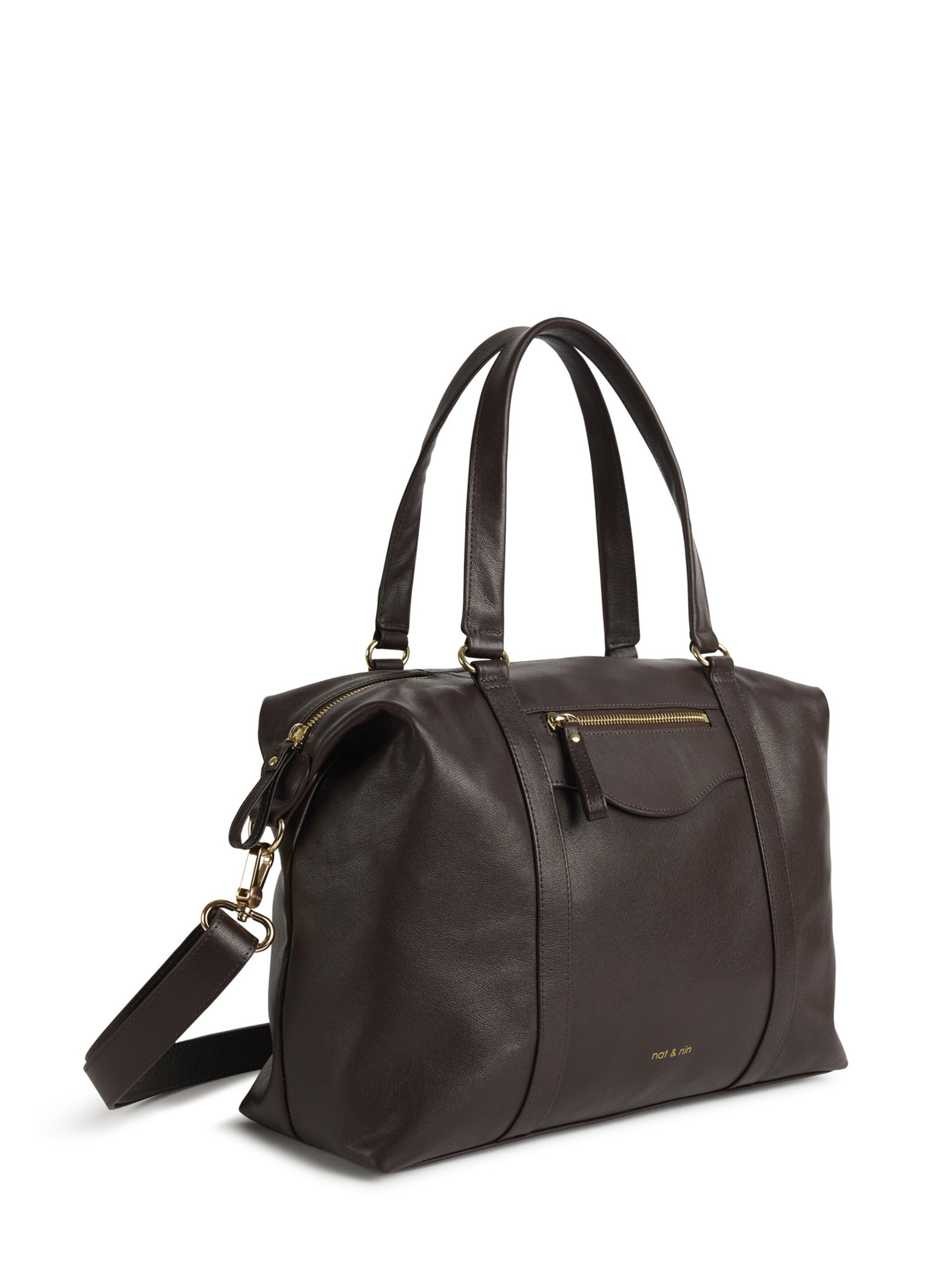 Nat&Nin Handtas 'THYLANE' in Bruin