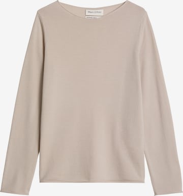 Pull-over Marc O'Polo en beige : devant