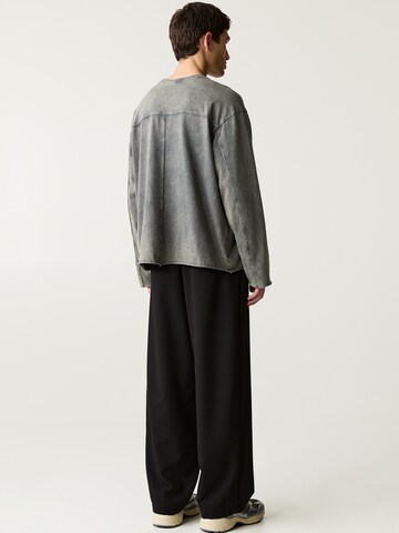 Pull&Bear Loosefit Broek in Zwart