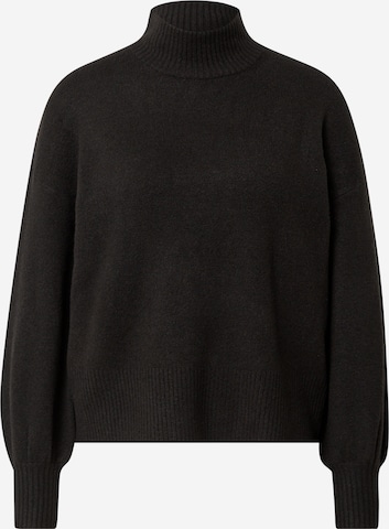 ESPRIT Пуловер в черно: отпред