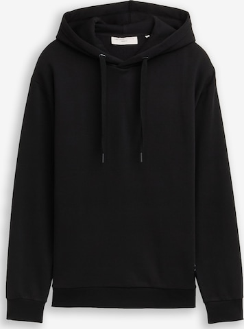 TOM TAILOR DENIM Sweatshirt in Black: front