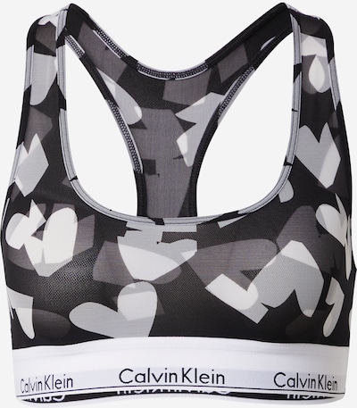 Calvin Klein Underwear Soutien-gorge en gris / noir / blanc, Vue avec produit