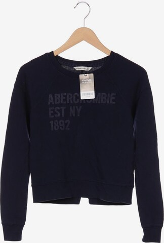 Abercrombie & Fitch Sweatshirt & Zip-Up Hoodie in XS in Blue: front