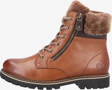 Bottines à lacets 'D8463' REMONTE en marron