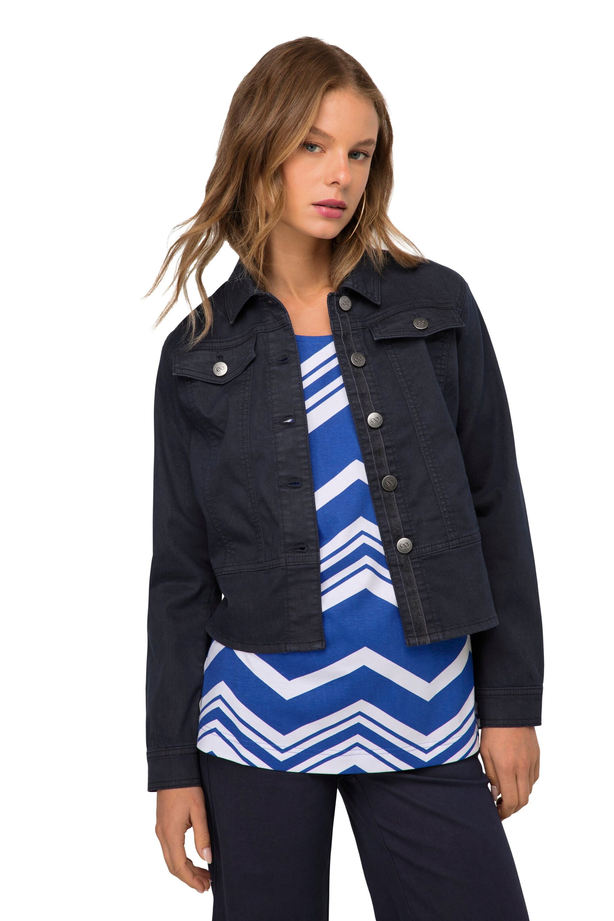 LAURASØN Übergangsjacke in Blau: Vorderseite